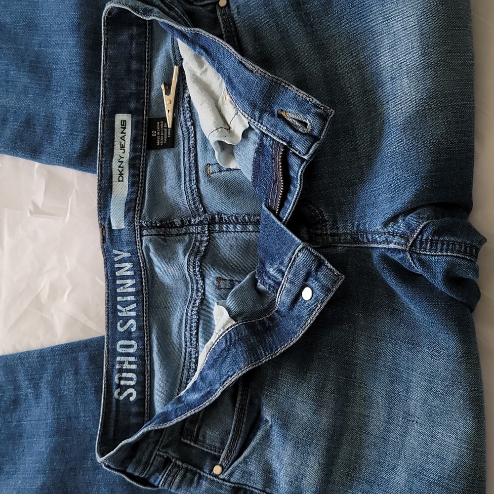 DKNY Soho Skinny Crop Sz 2 - Picture 3 of 8